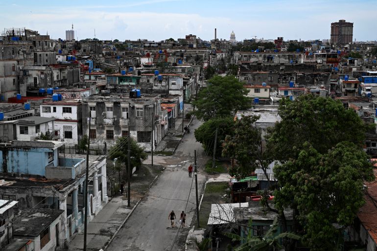 A general view of Havana is seen during a nationwide blackout on July 6, 2026.