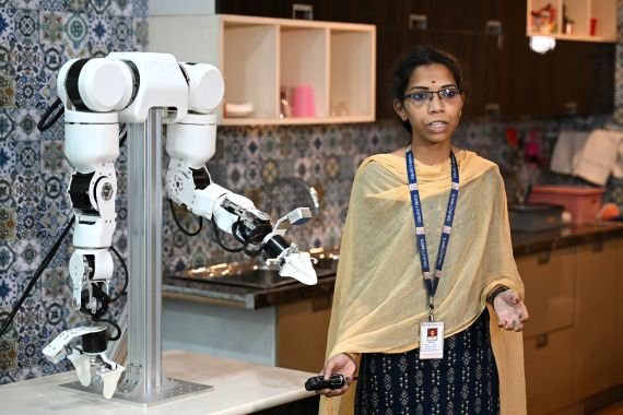 The Indian workers training AI robots to take their jobs