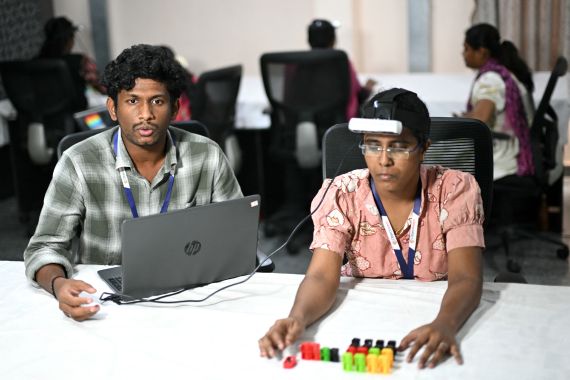 The Indian workers training AI robots to take their jobs