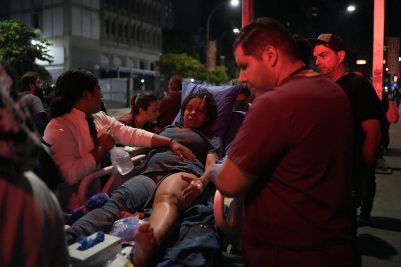 Aftermath of the twin earthquakes in Venezuela