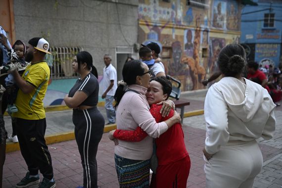 Aftermath of the twin earthquakes in Venezuela