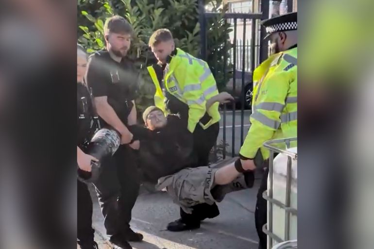UK police arrest activists at Israeli-owned drone engine plant